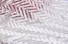 100 Grams Cheveron ReshamThread Embroidery on Dyeable Nylon Net Fabric 44inch