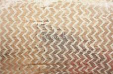 120 Grams Copper Zigzag Sequins Embroidery on Dyeable Viscose Georgette Fabric 44inch